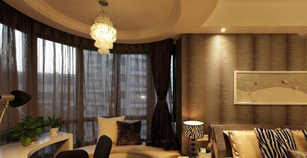 现代简约风格装修效果图 129平米装修效果图